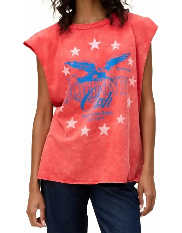 Johnny Cash Muscle Tank Top