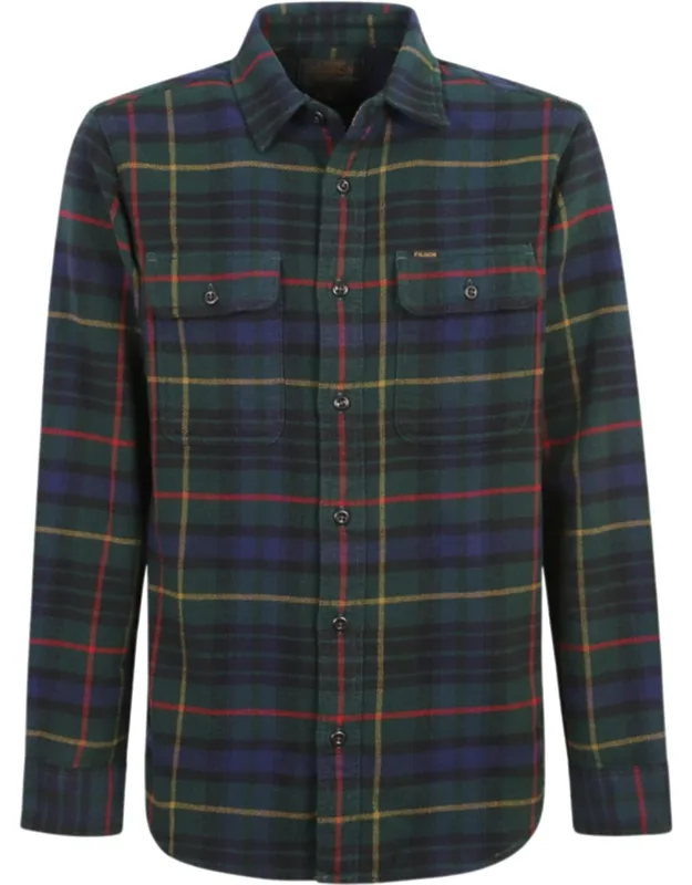 Plaid Flannel Work Shirt