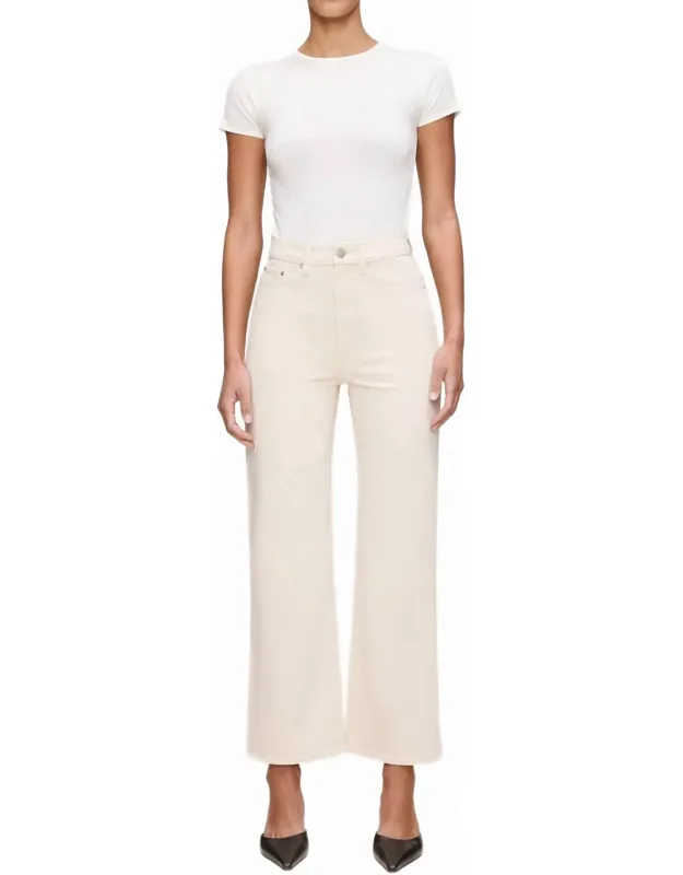 Karmine Refined Wide Leg Jeans