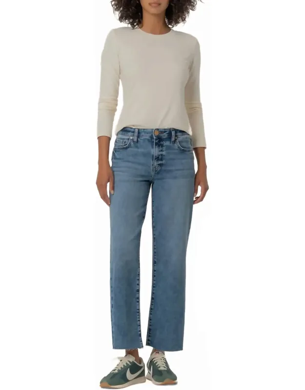 Raw Hem Jeans