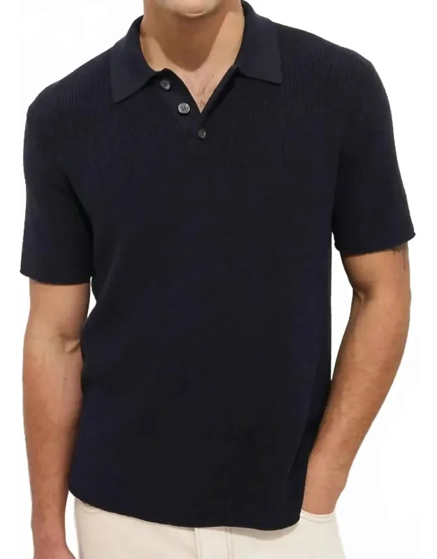 Cotton Linen Polo Shirt