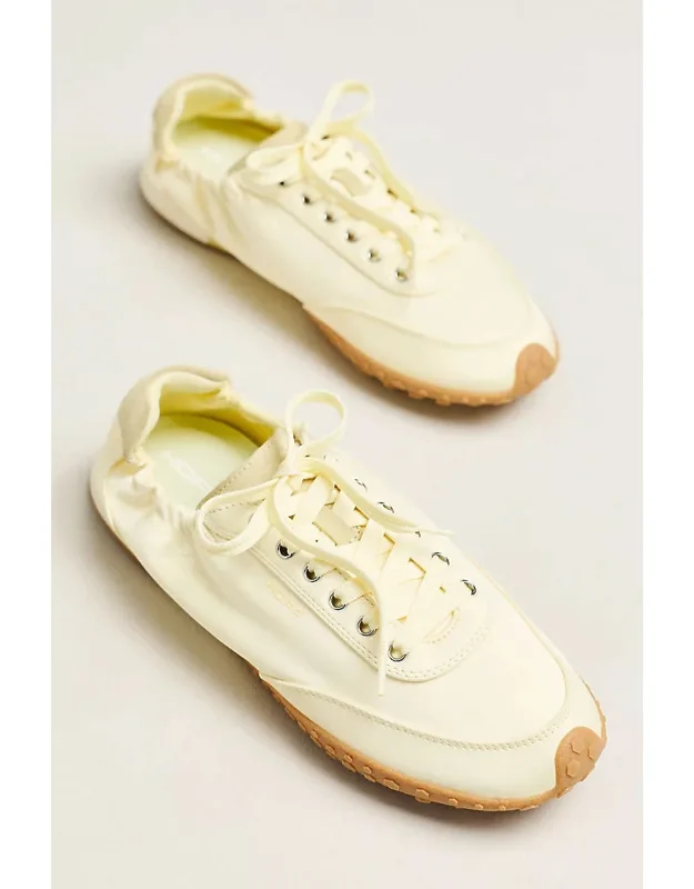 Satin Scrunch Sneakers
