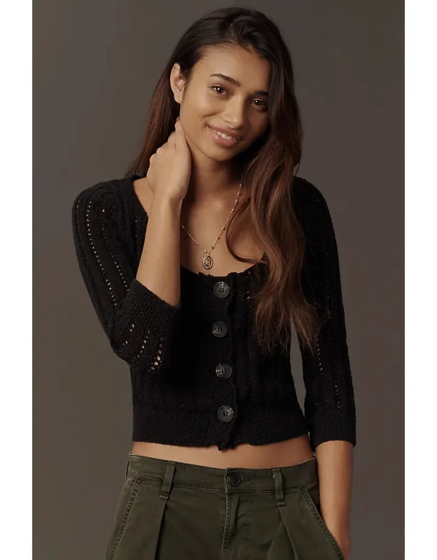 Cotton Stitched Cardigan