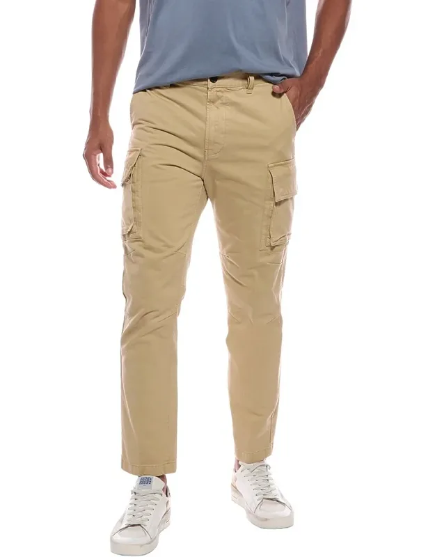 Embroidered Cargo Jeans