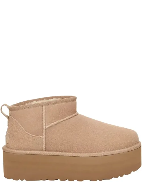 Classic Ultra Mini Platform Suede Boots