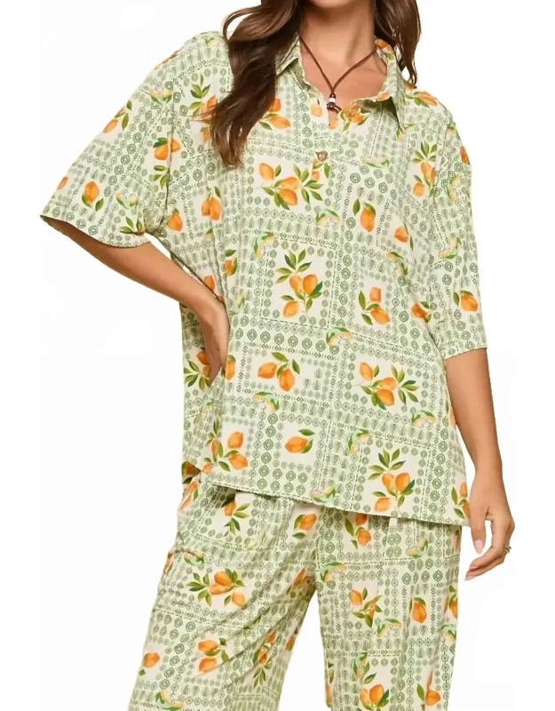 Ocean Tide Fruit Top