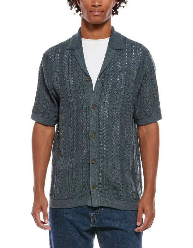 Linen-blend Cabana Shirt