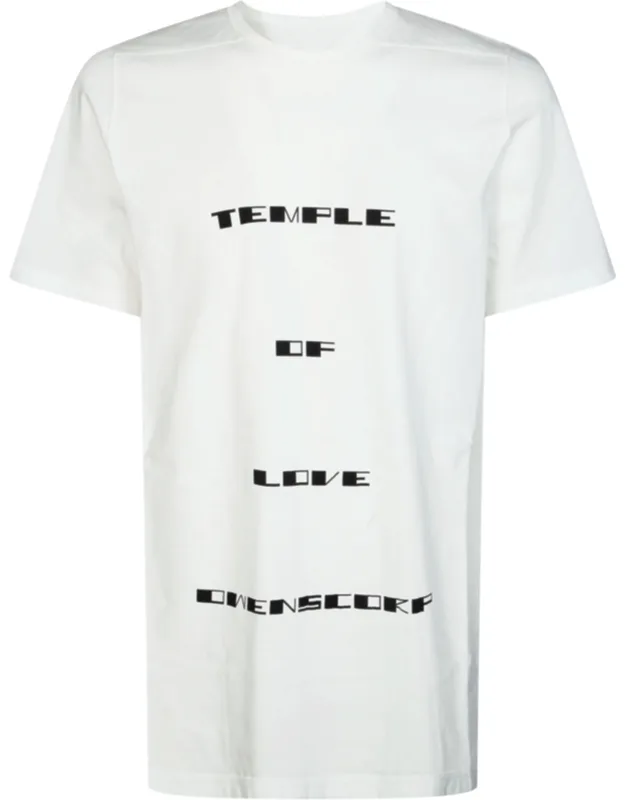 Level T Relaxed Fit Fragmented Typography Cotton T-shirt
