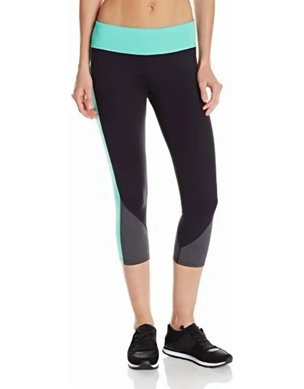 Colorblocked Cropped Leggings