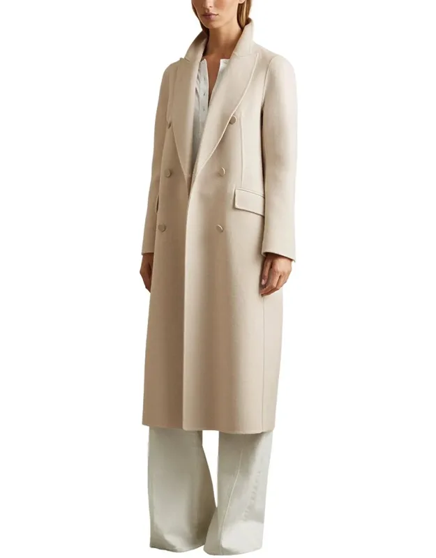 Maeve Double-breasted Blindseam Wool-blend Coat