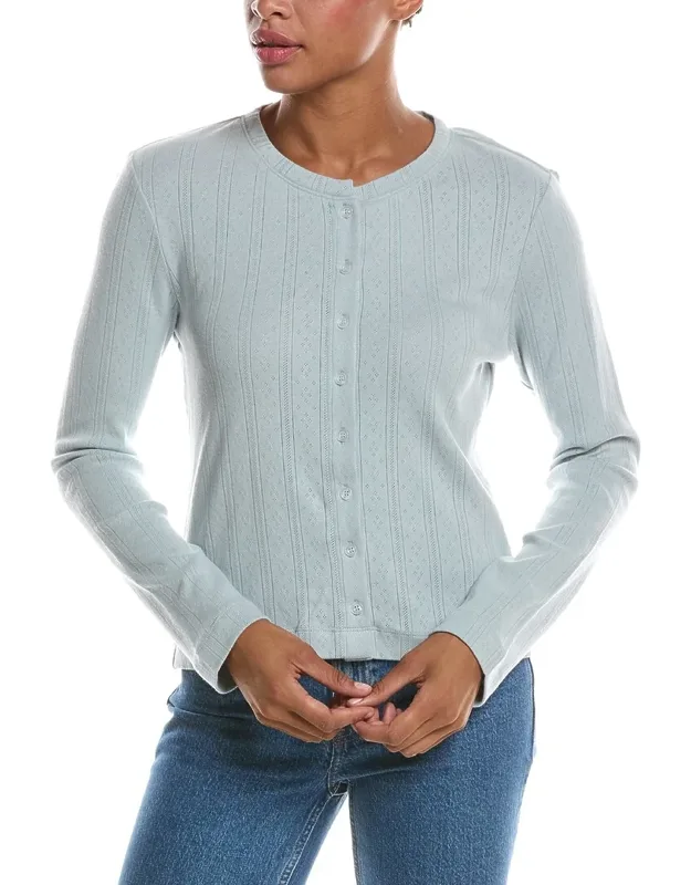 Lila Pointelle Cardigan