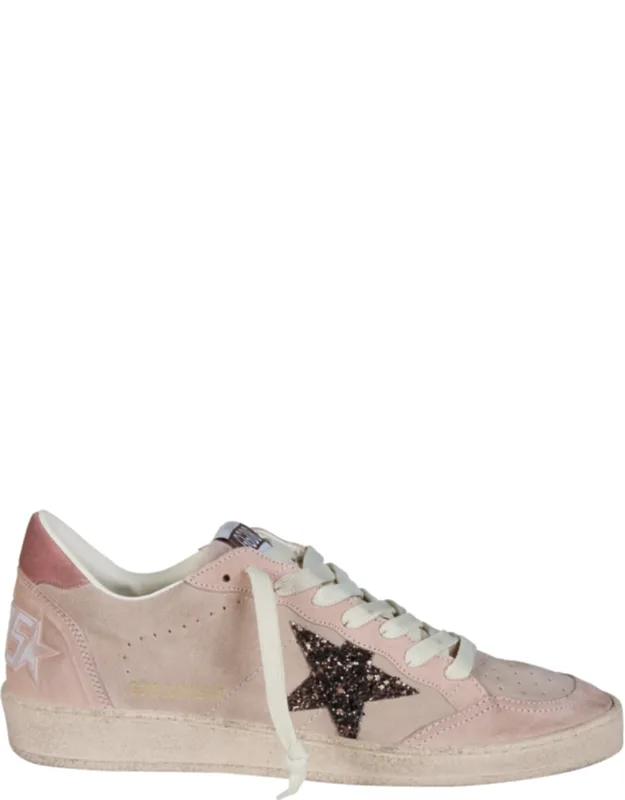 Ballstar Suede Upper Toe Tongue Spur Heel Sneakers