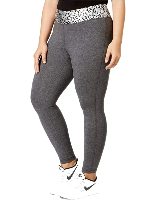 Waist Crackle Printed Yoga Leggings
