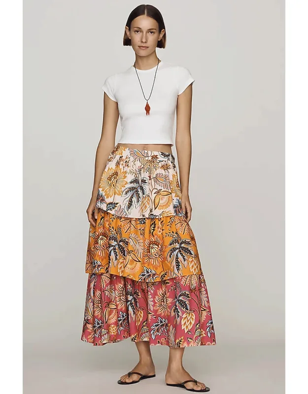 Floral Mini Skirt