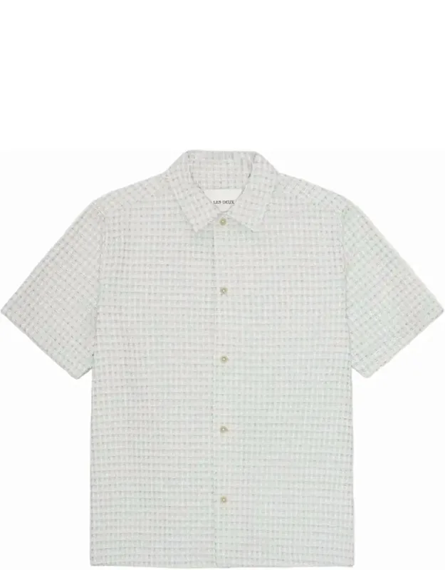Check Seersucker Short Sleeve Shirt