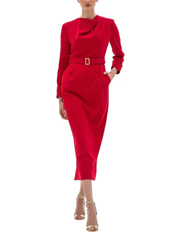 Bgl Midi Dress - Classic Business Style, Daring Individuality