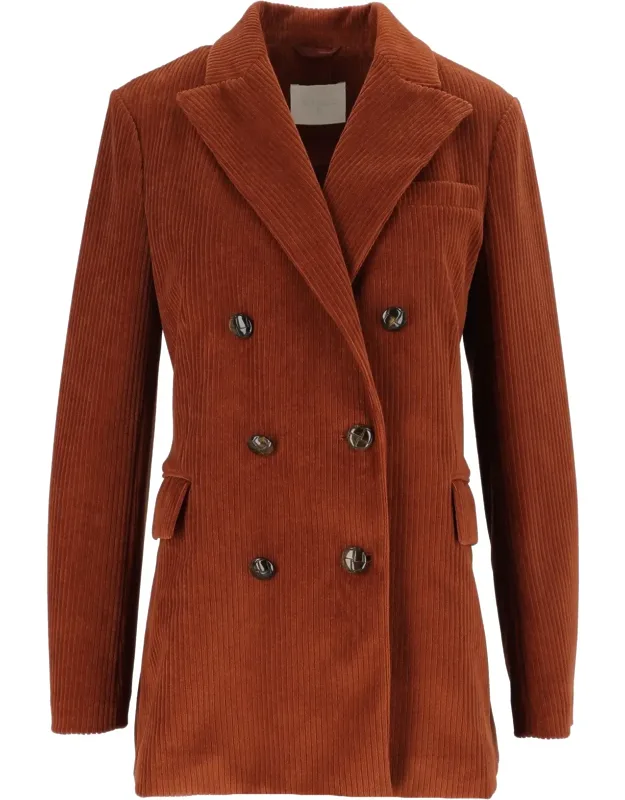 Structured Corduroy Blazer