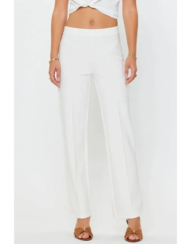 Casual Straight Leg Stretch Pants