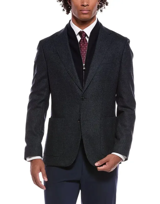 Wool-blend Blazer