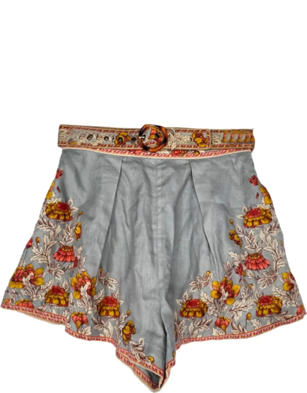 Floral-print Shorts