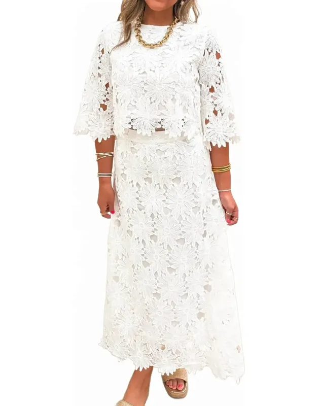 Lace Maxi Skirt