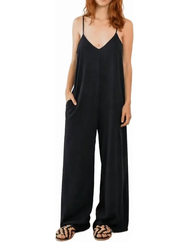 Organic Cotton Wide Jumpsuit