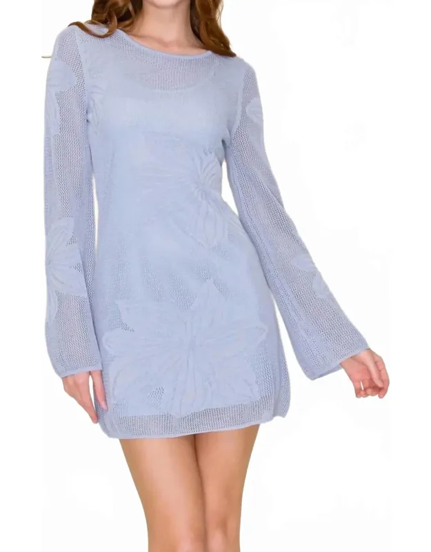 Bloom And Go Crochet Mini Dress