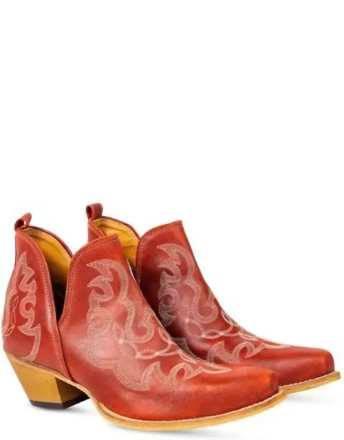 Maisie Stitched Leather Boots