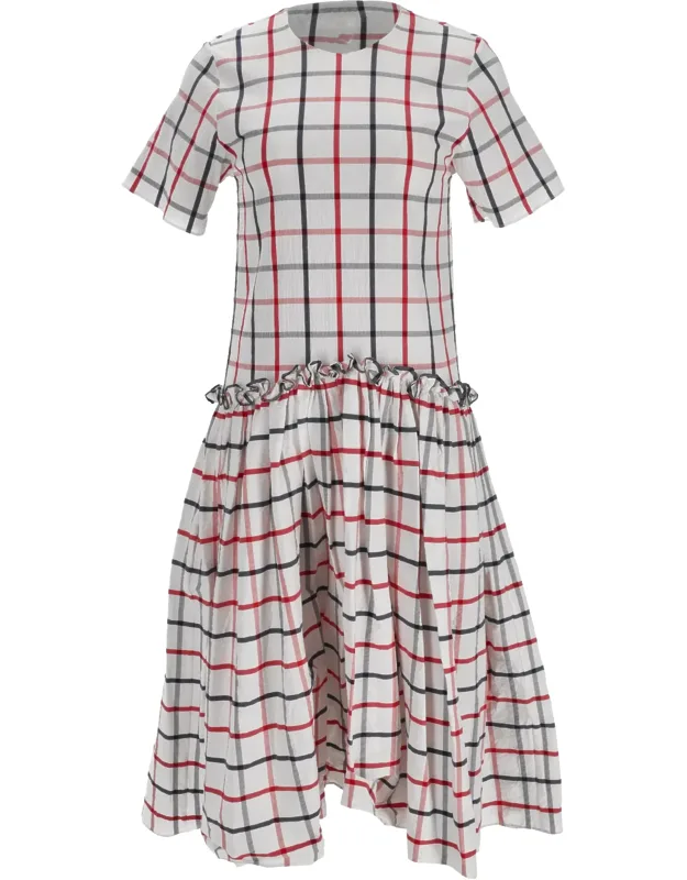 Check Mini Dress