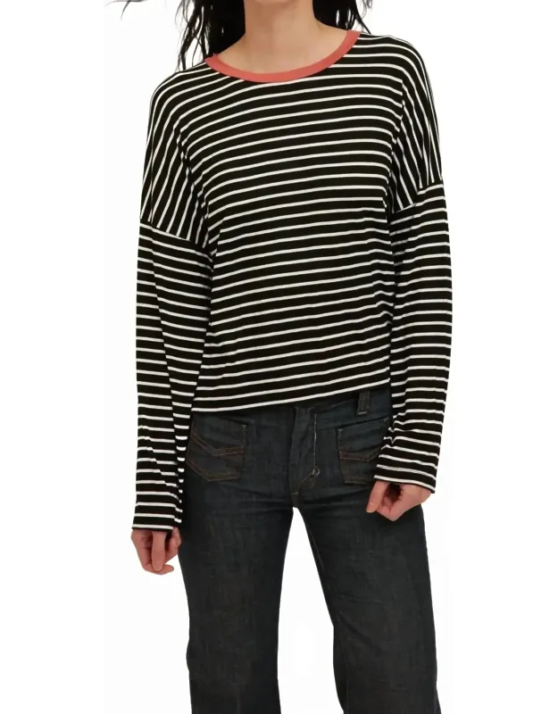 Striped Boyfriend Tee