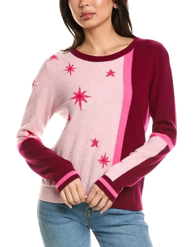 Star Motif Crewneck Sweater