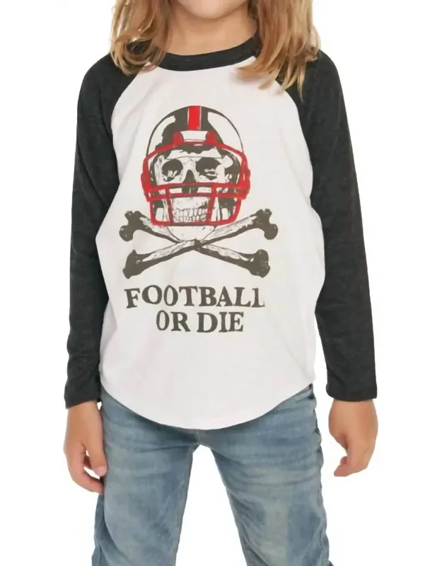 Football Or Die Raglan Tee