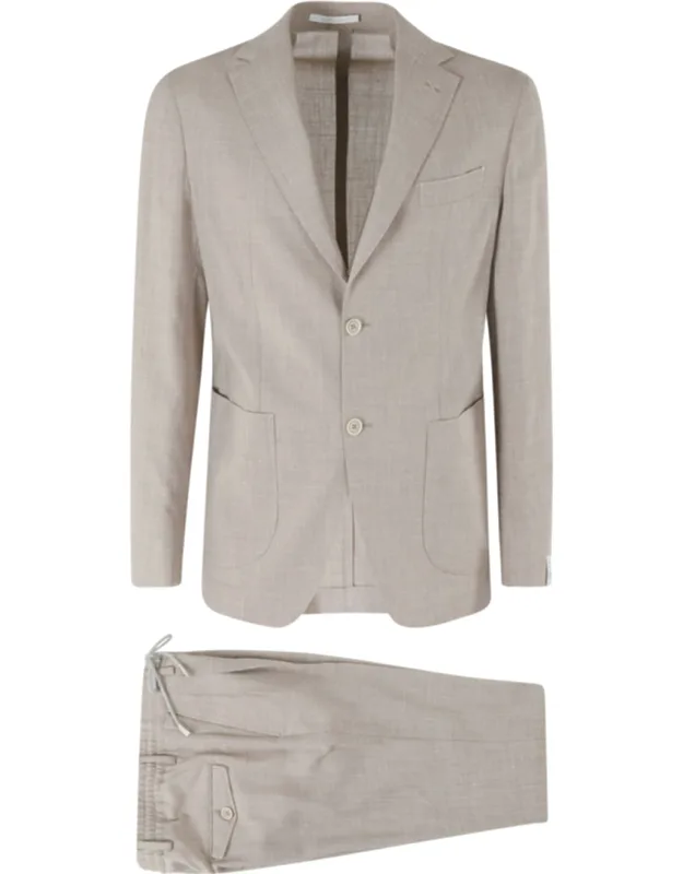 Soft Tailored Pants Wool-blend Suit