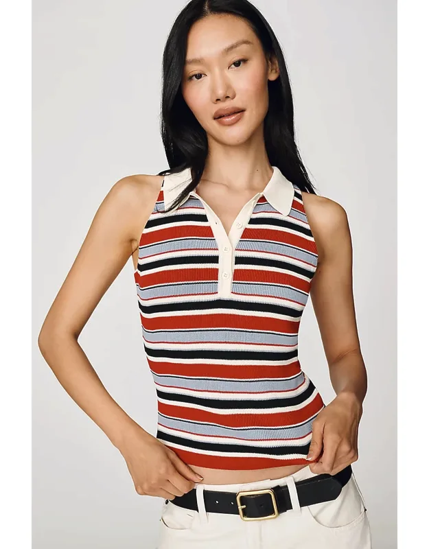 Halter Polo Tank Top