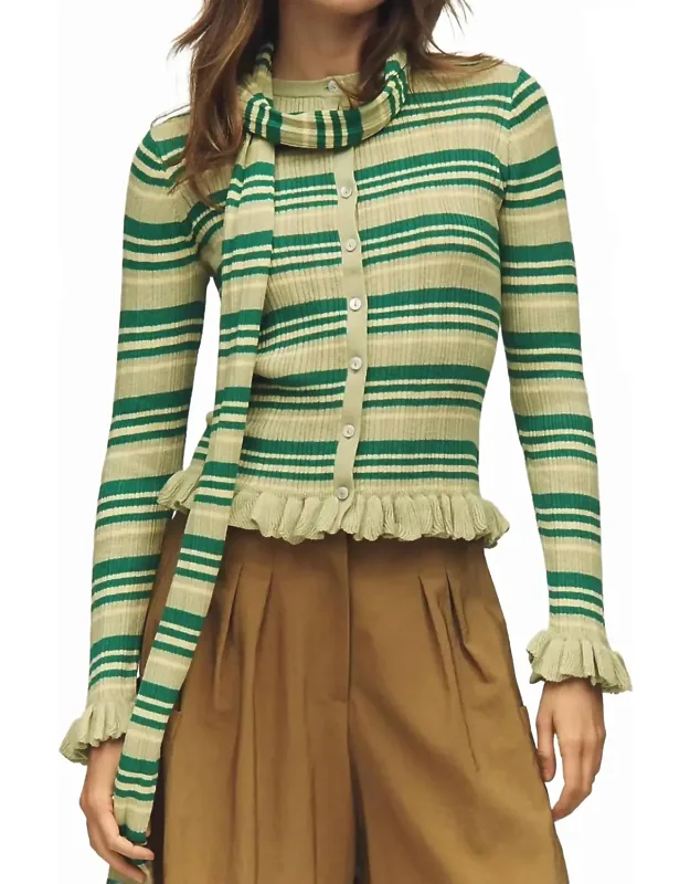 Cotton Merino Blend Cardigan