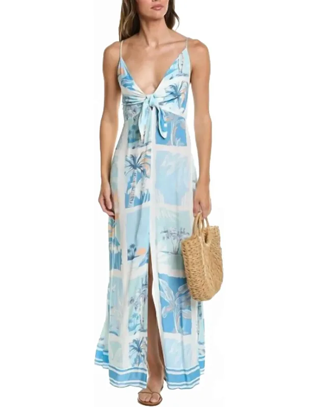 Island Postcard Maxi Dress