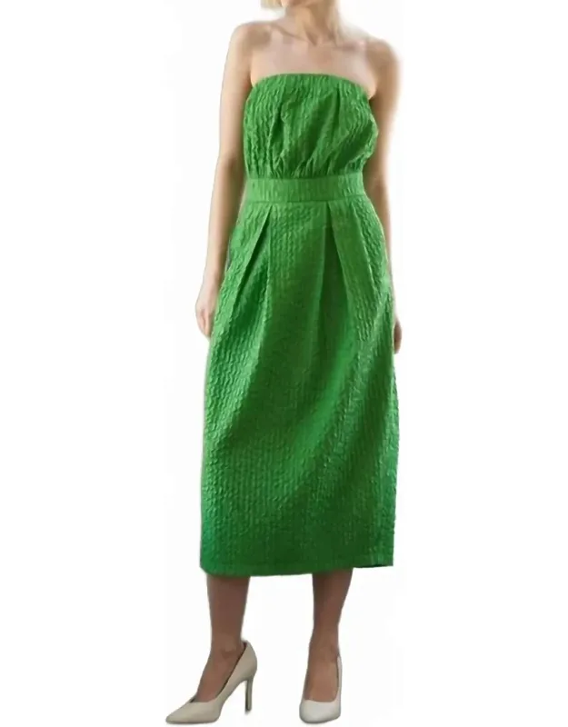 In Dolly We Trust Woven Midi Dress