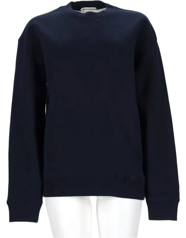 Relaxed Fit Crewneck Cotton Sweatshirt