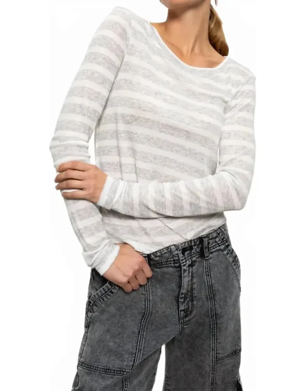 Crewneck Stripe Tee
