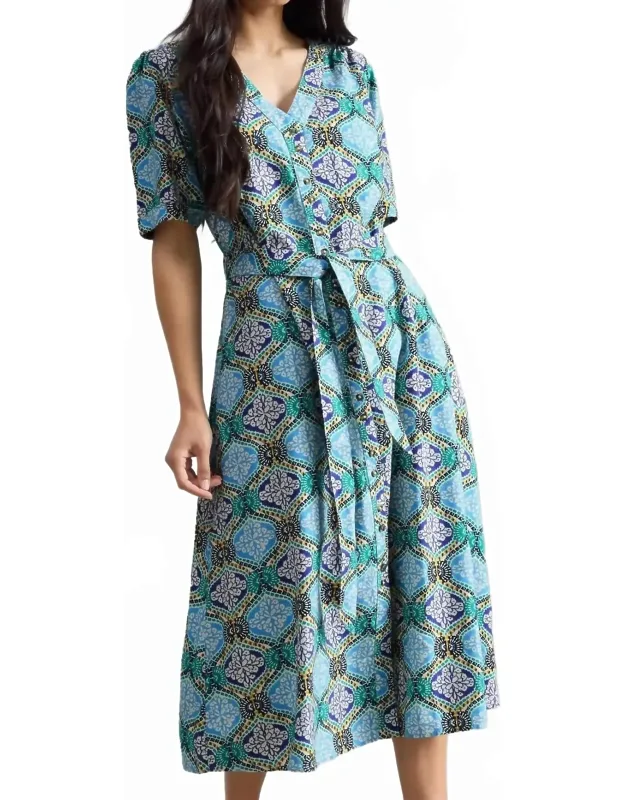 Linen Blend Dress