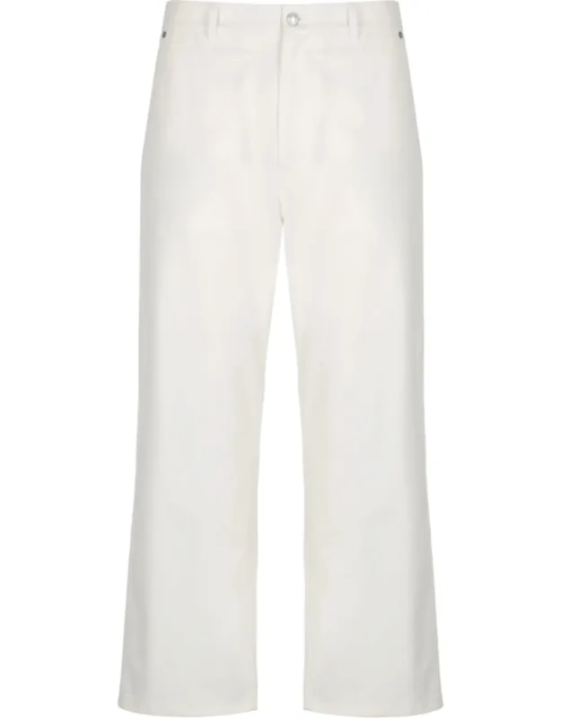 Contrast Logo Patches Straight-leg Jeans