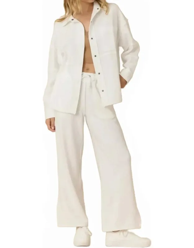 Comfort Cord Wide Leg Pants
