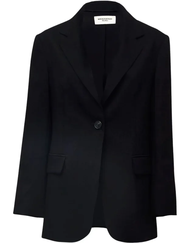 Tailored Notched Lapel Single-breasted Blazer