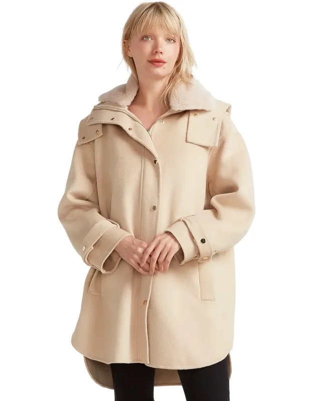 Detachable Hooded Coat