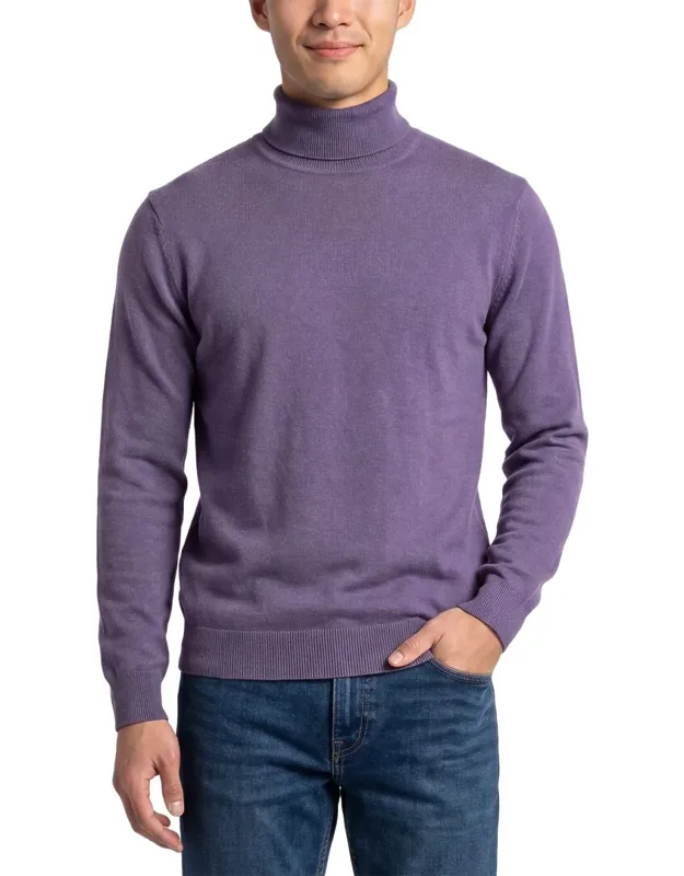 Wool & Cashmere-blend Turtleneck Sweater