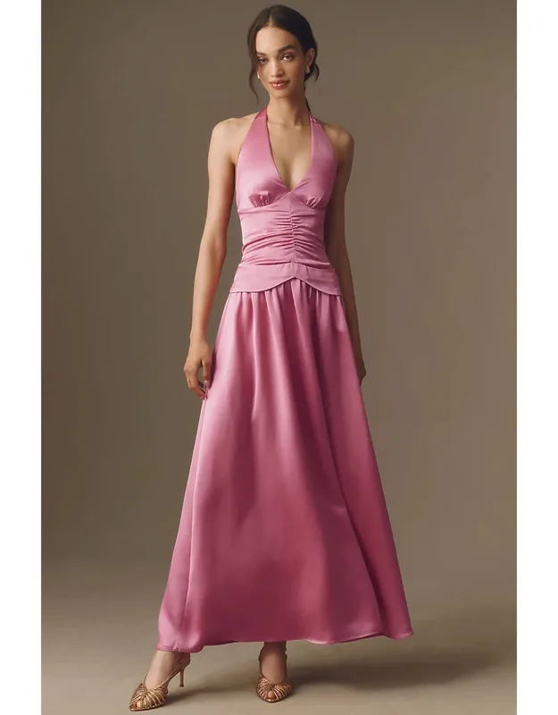 Sloane Halter Maxi Dress