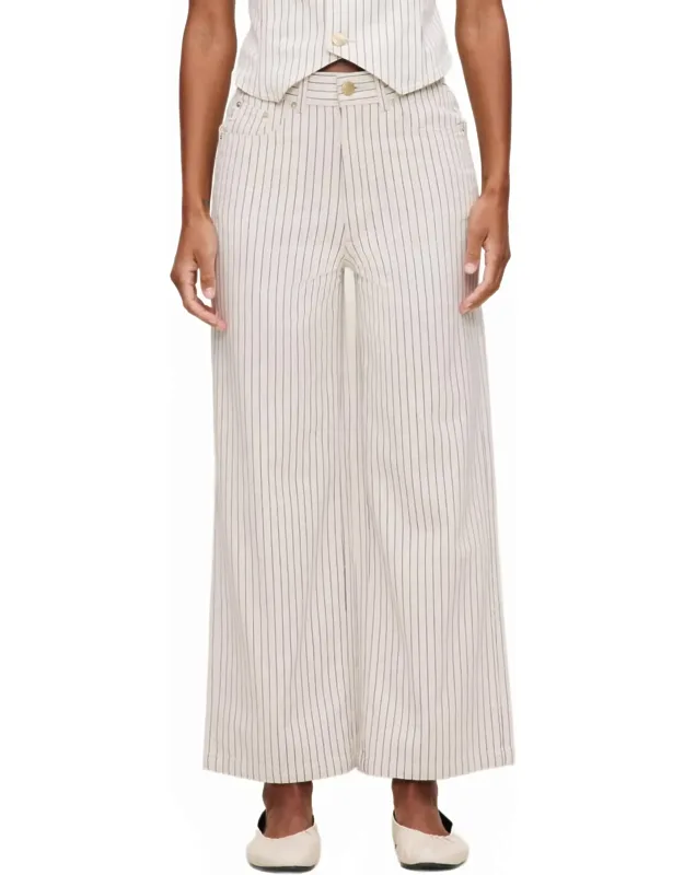 Hepburn Wide Leg Ankle Pants