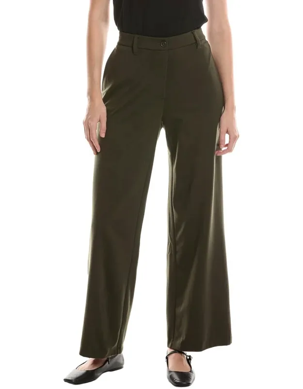 Wide Ponte Trousers
