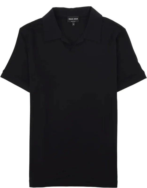 Short-sleeved Stretch Viscose Polo