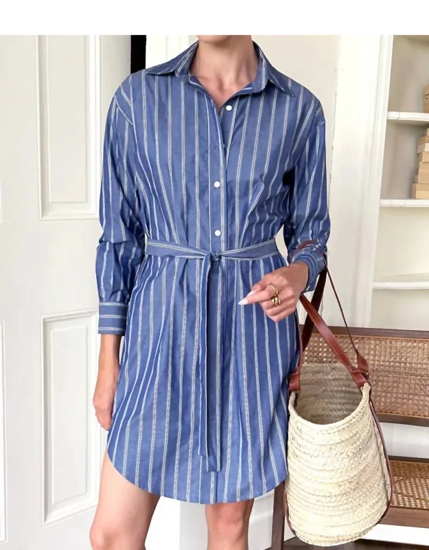Long Sleeve Shirt Mini Dress